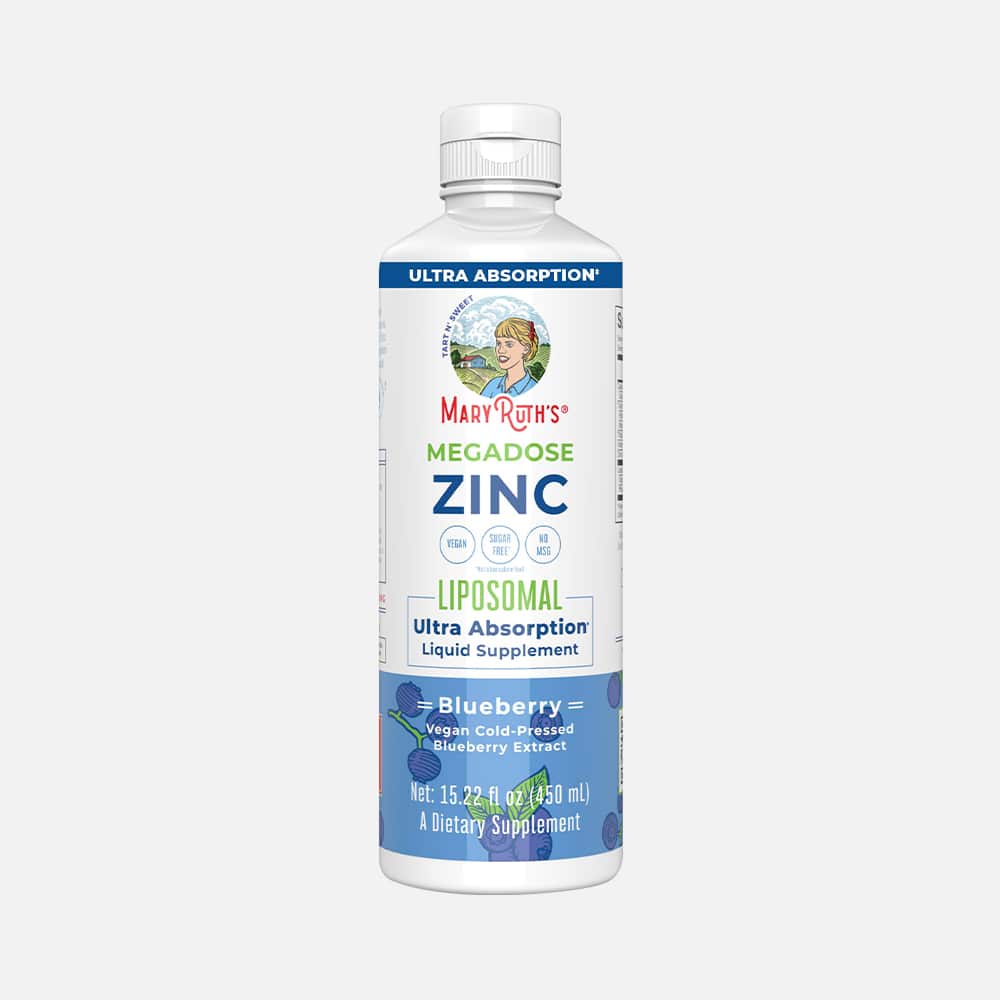 Liquid Zinc Liposomal 25mg - 30 Servings (Blueberry)