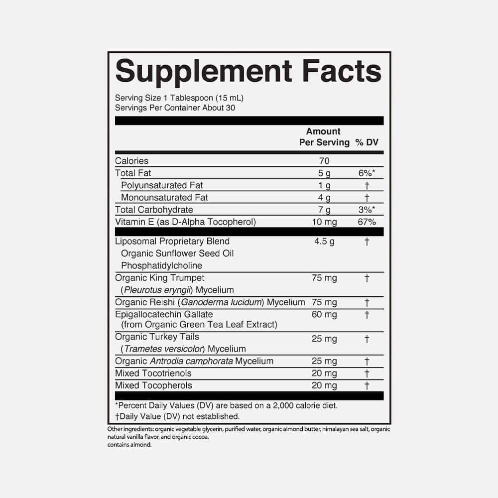 Functional Mushrooms Liposomal Blend - 30 Servings Liquid