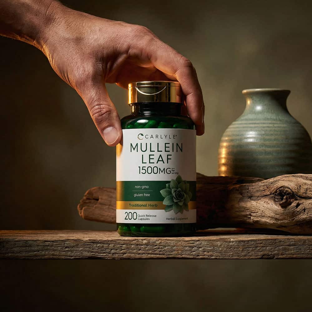 Mullein Leaf Extract 1500mg - 200 Capsules