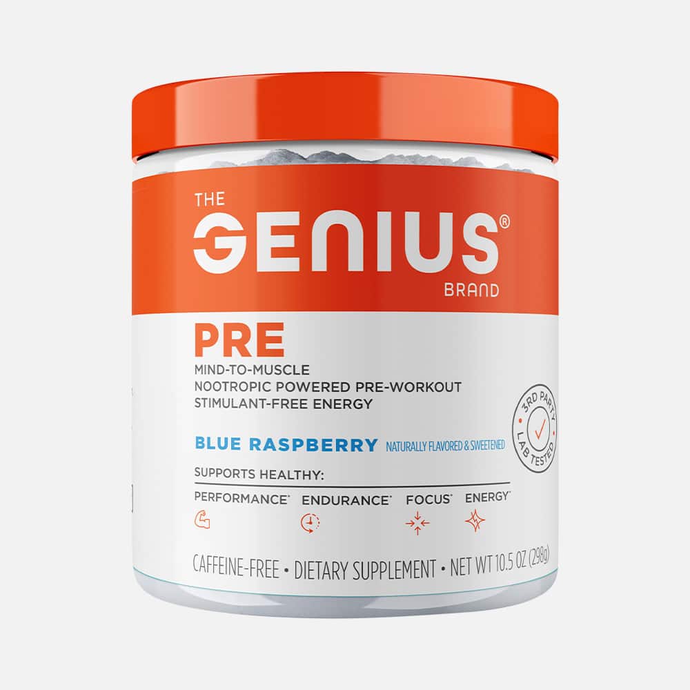 Genius Pre Nootropic Pre-Workout - 20 Servings Powder