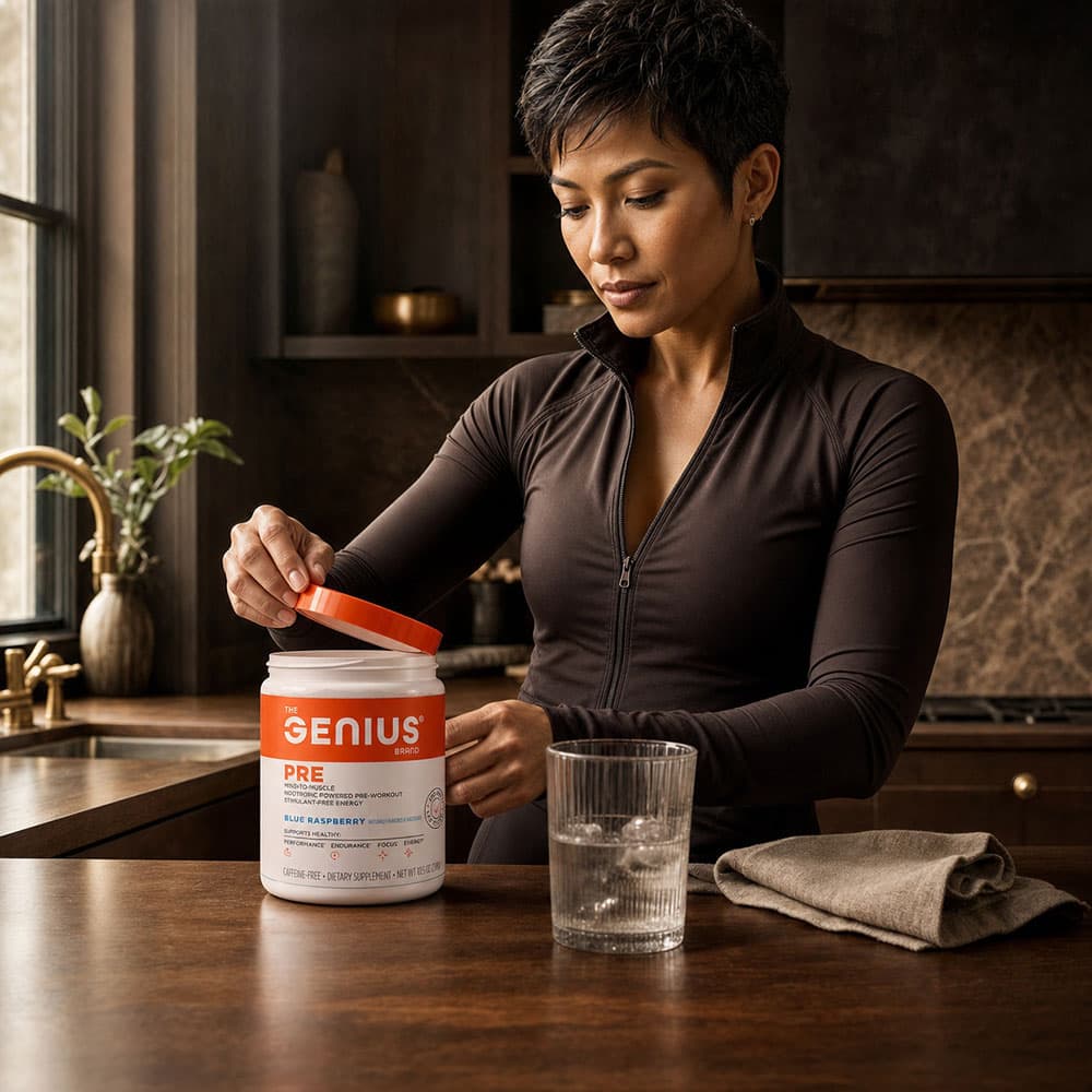 Genius Pre Nootropic Pre-Workout - 20 Servings Powder