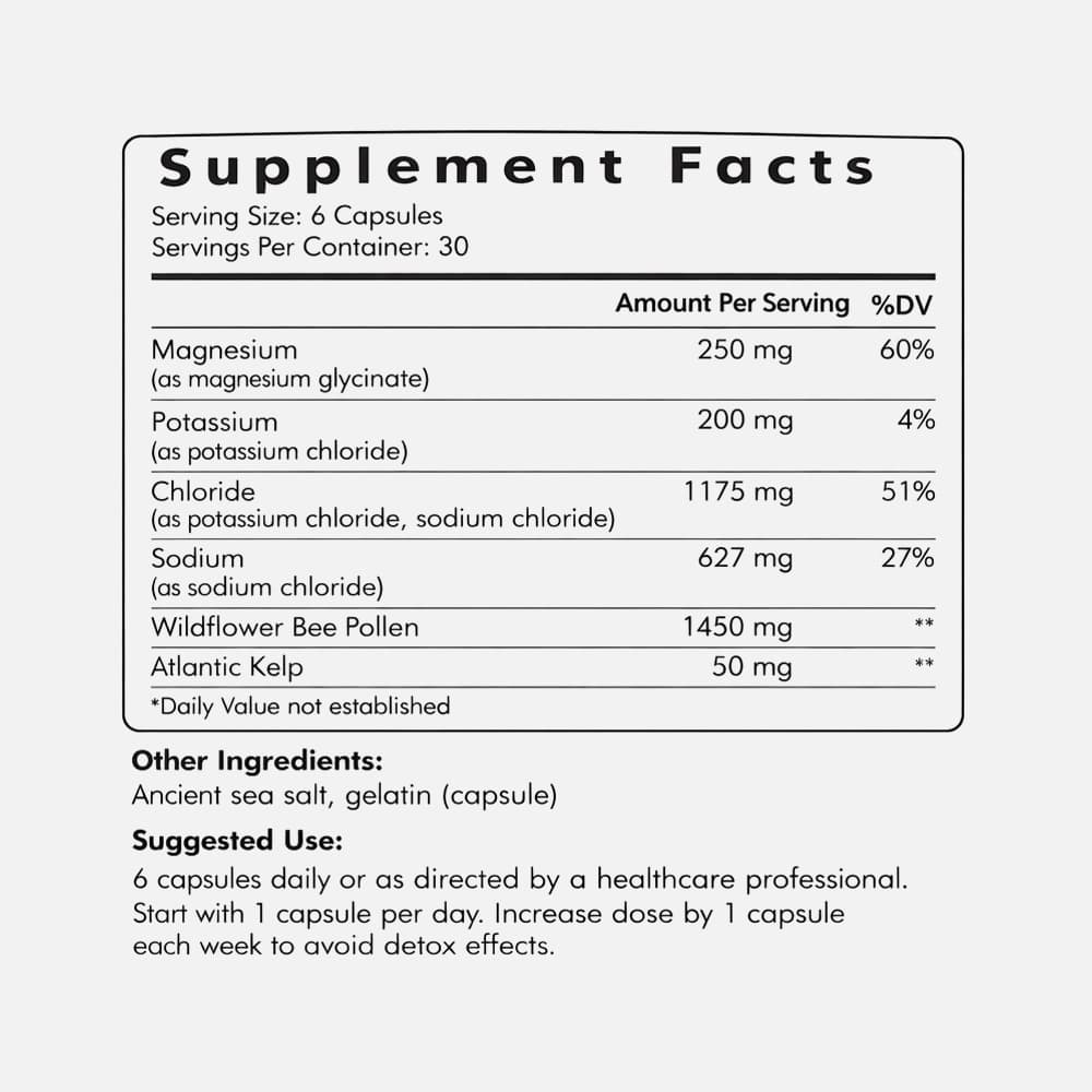 Minerals & Electrolytes Complex - 180 Capsules