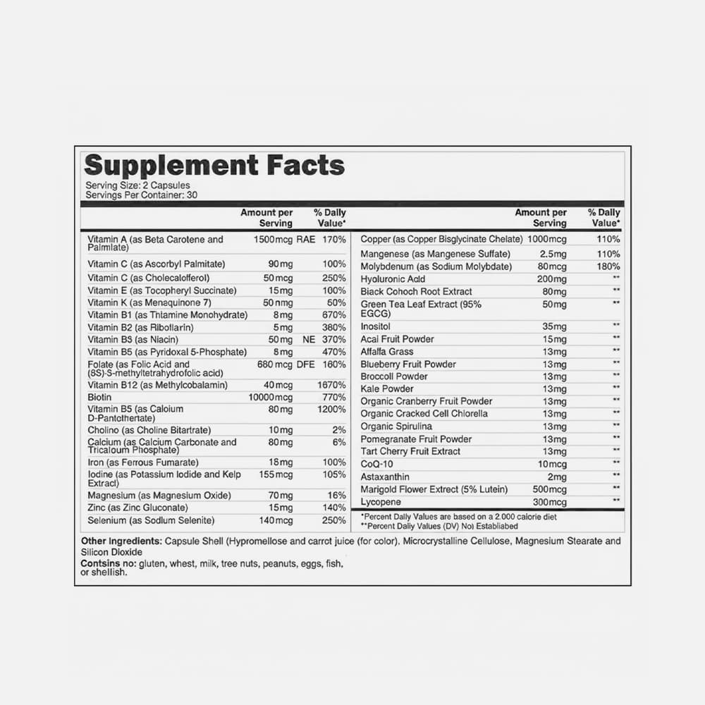 Ella Women‚Äö Multi Multivitamin - 60 Capsules