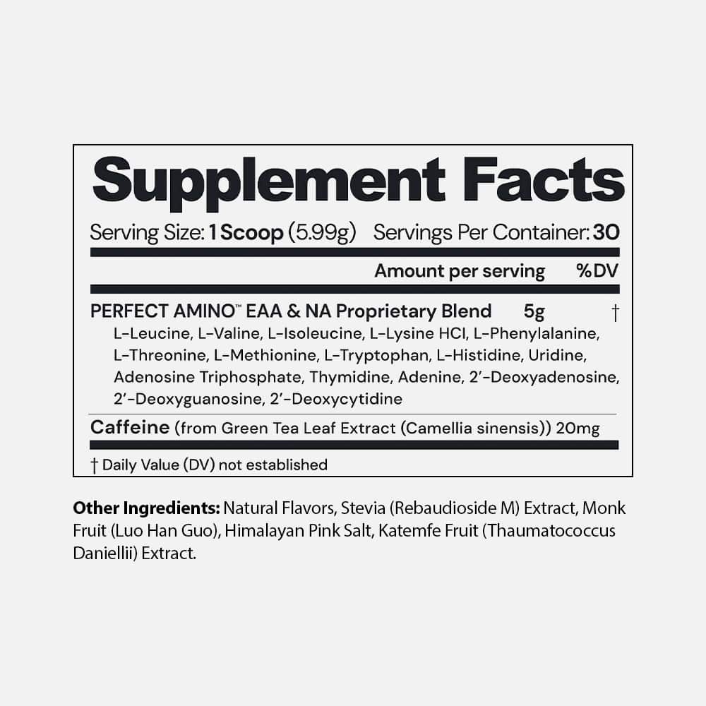 PerfectAmino Essential Aminos Mocha - 30 Servings Powder