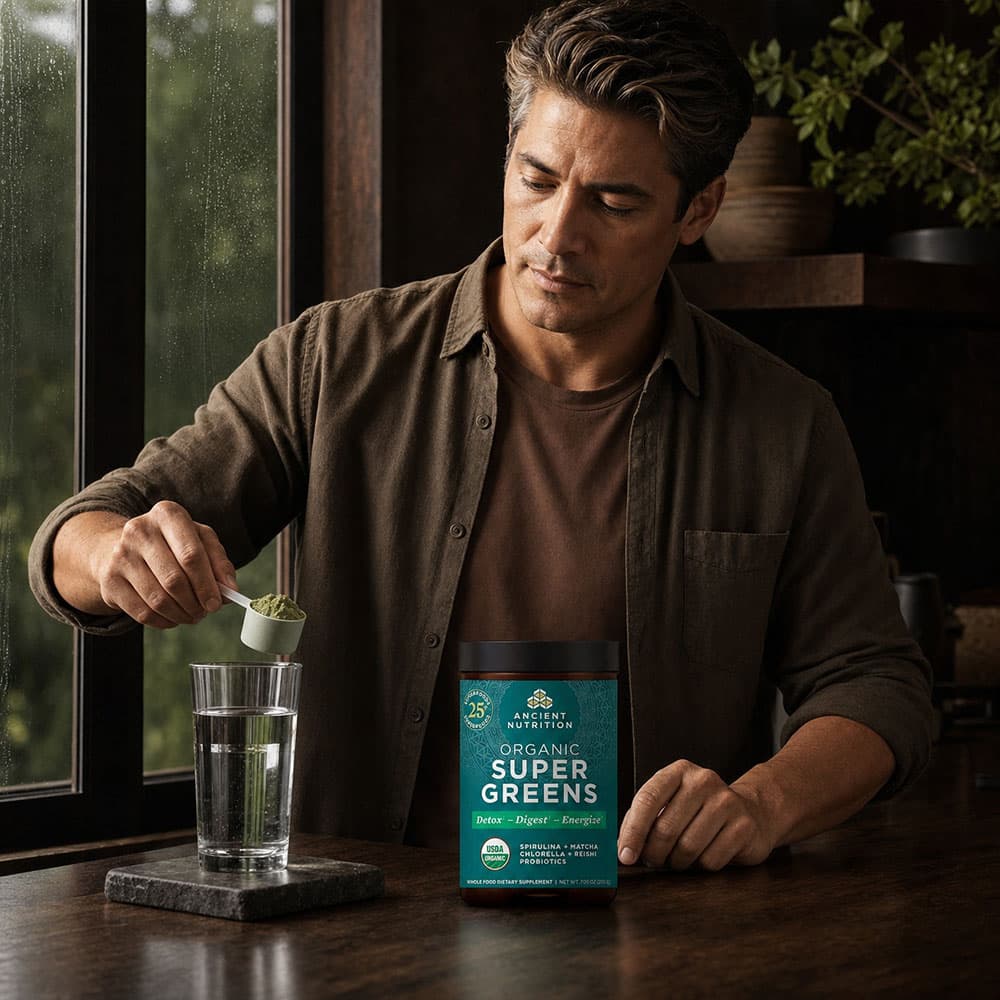 Organic Super Greens Powder - 25 Servings