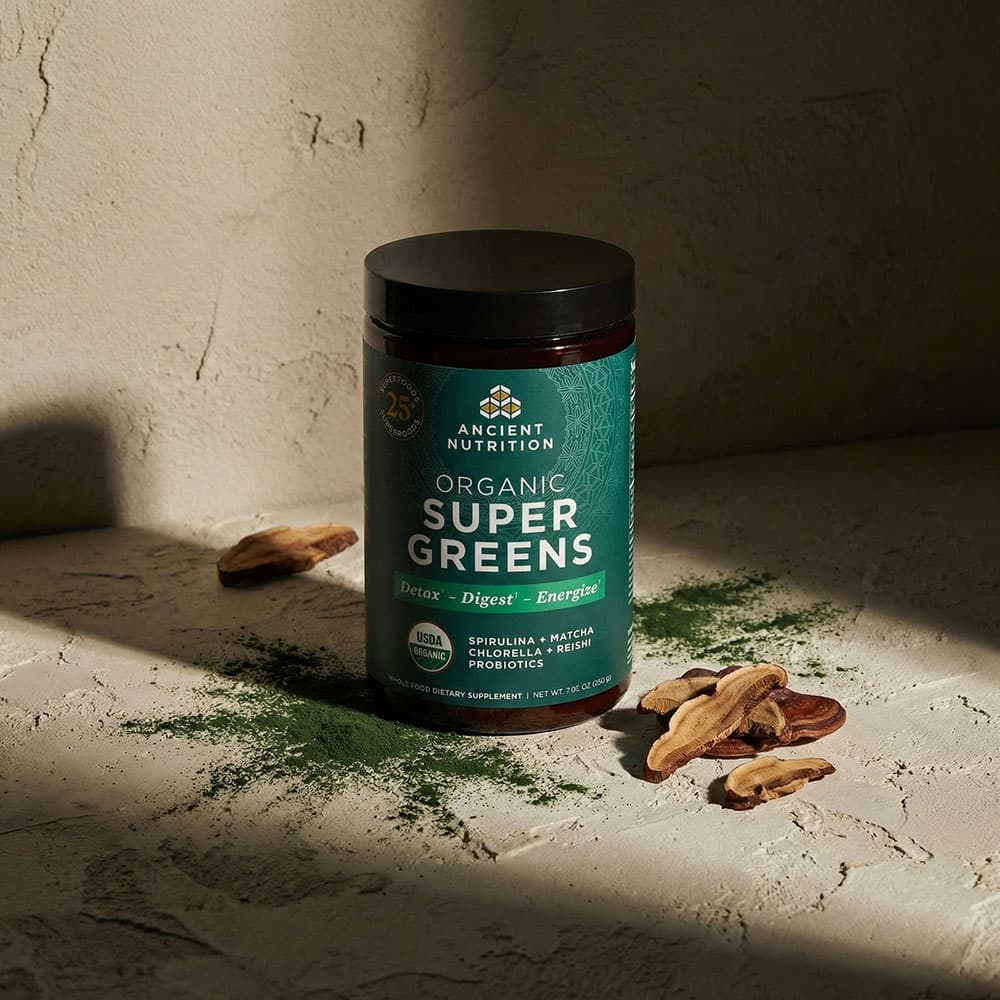 Organic Super Greens Powder - 25 Servings