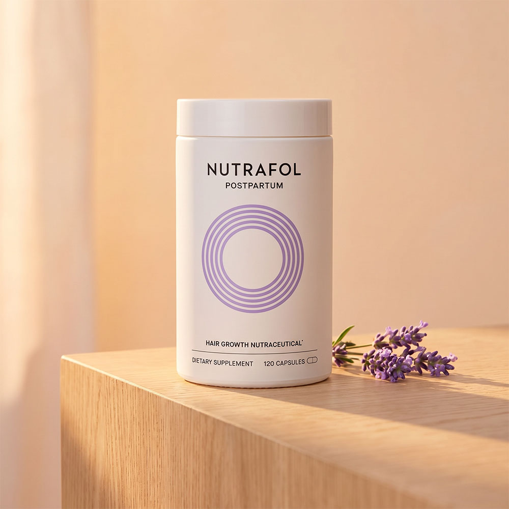 Nutrafol Postpartum Hair Growth Support, 120 Capsules – 1-Month Supply
