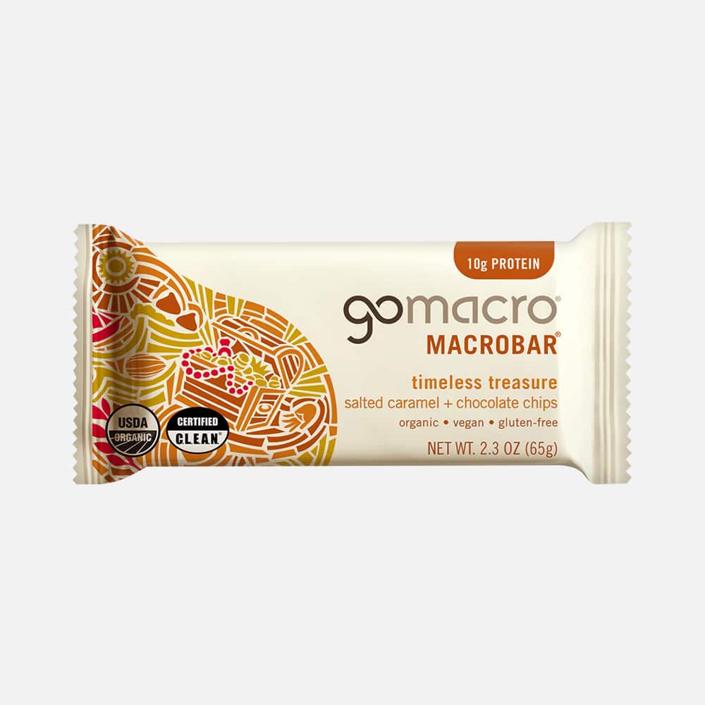 GoMacro Salted Caramel + Chocolate Chip - 12 Bars