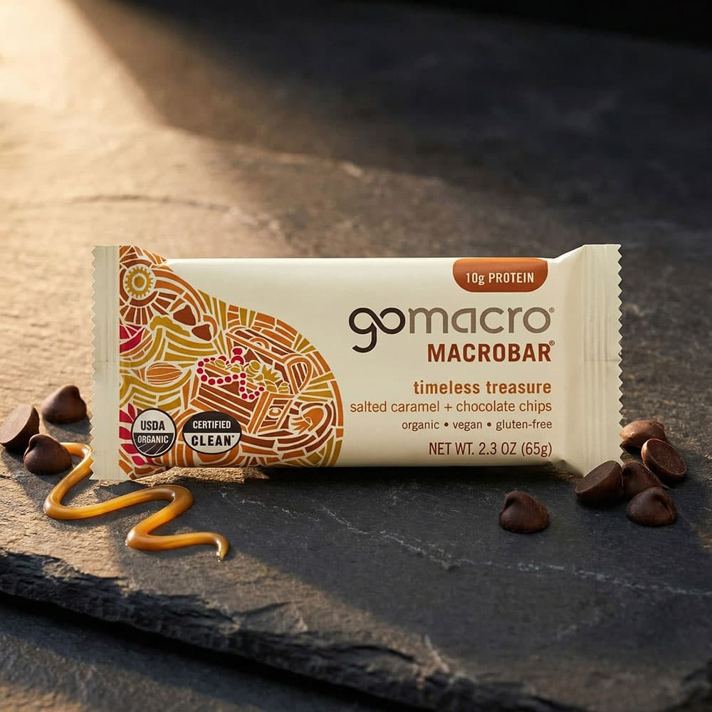 GoMacro Salted Caramel + Chocolate Chip - 12 Bars