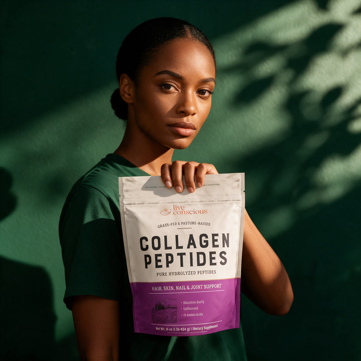 Live Conscious - Collagen Peptides Powder - 16 oz - 2 Pack