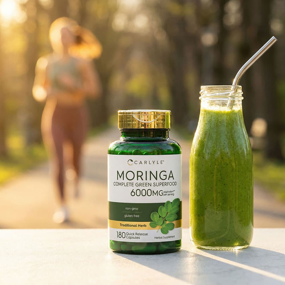 Moringa Oleifera 6000mg - 180 Capsules