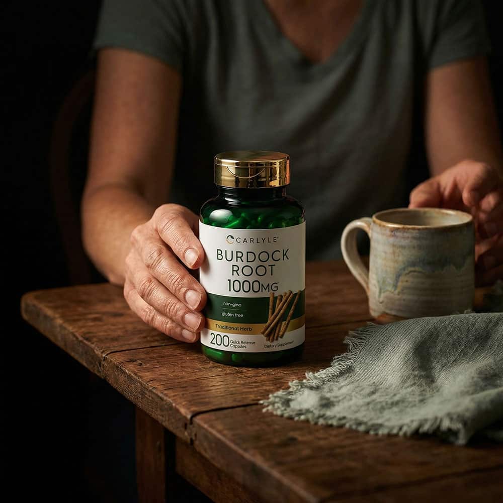 Burdock Root Extract 1000mg - 200 Capsules