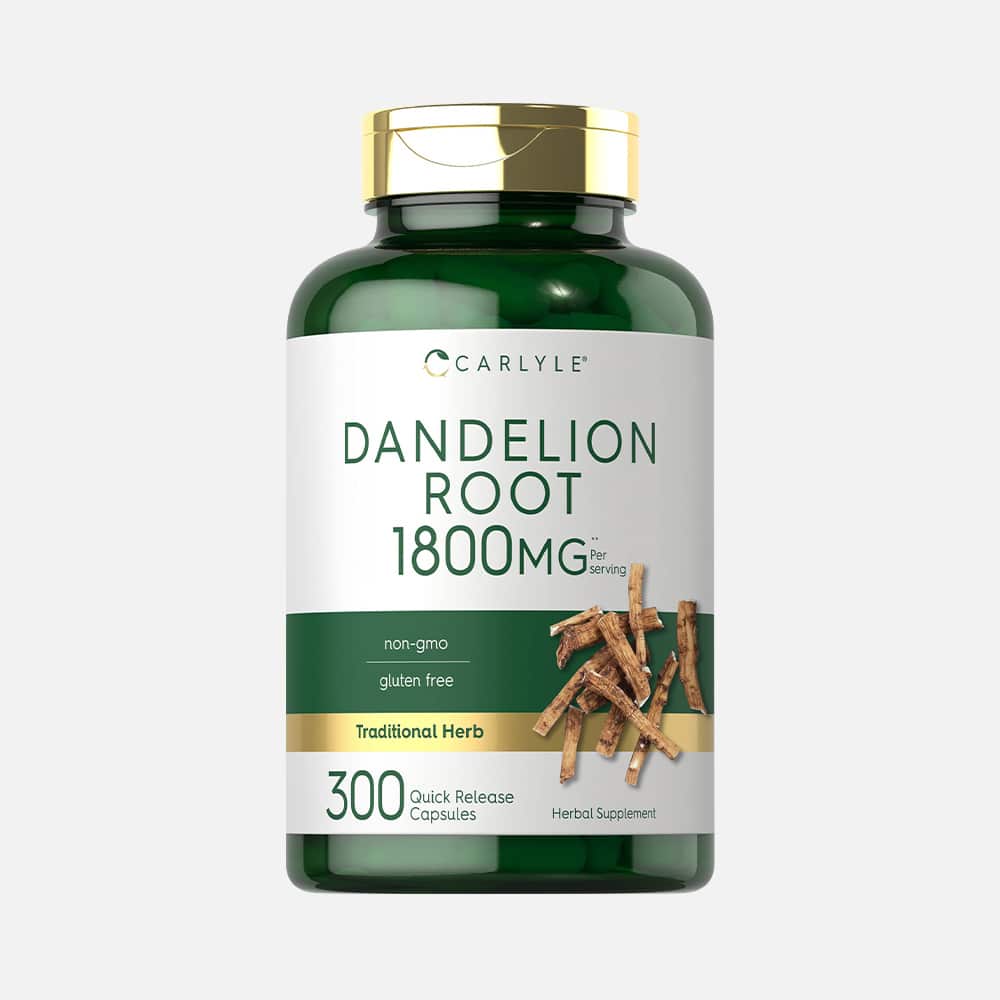 Carlyle Dandelion Root 1800mg 300 Capsules