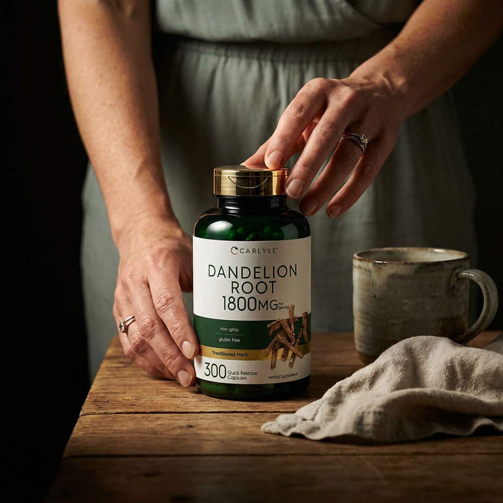 Carlyle Dandelion Root 1800mg 300 Capsules