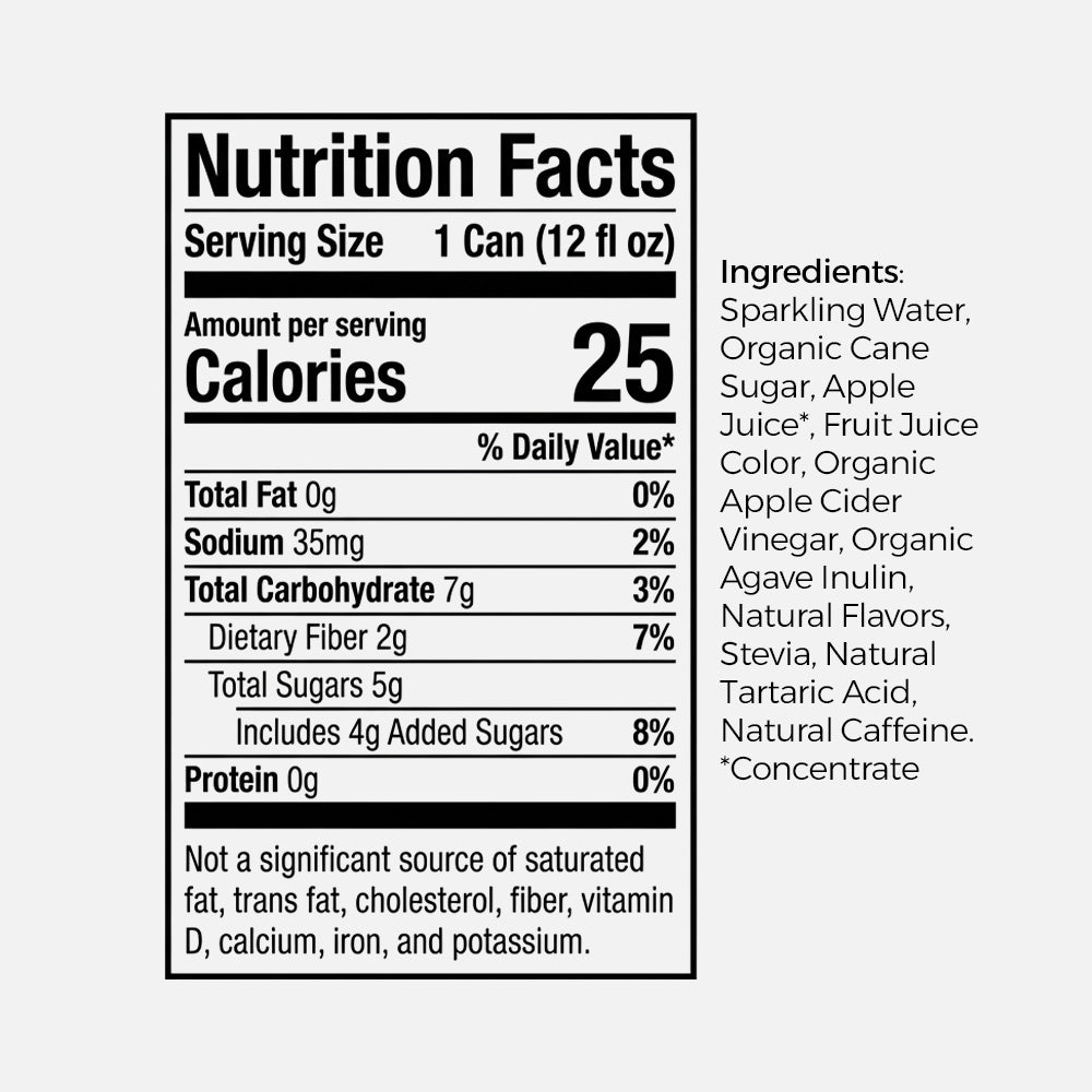 Poppi Doc Pop Prebiotic Soda 12oz - 12 Cans