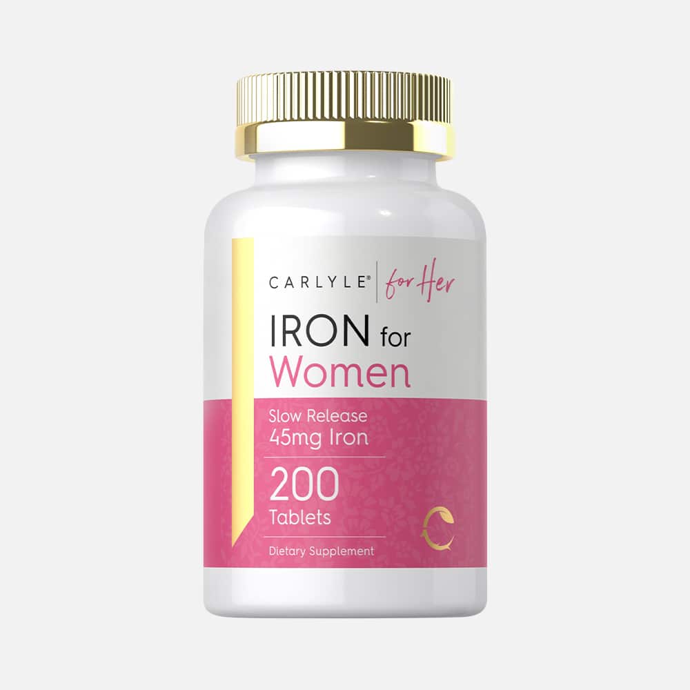 Iron for Women 45mg - 200 Slow Release Tablets