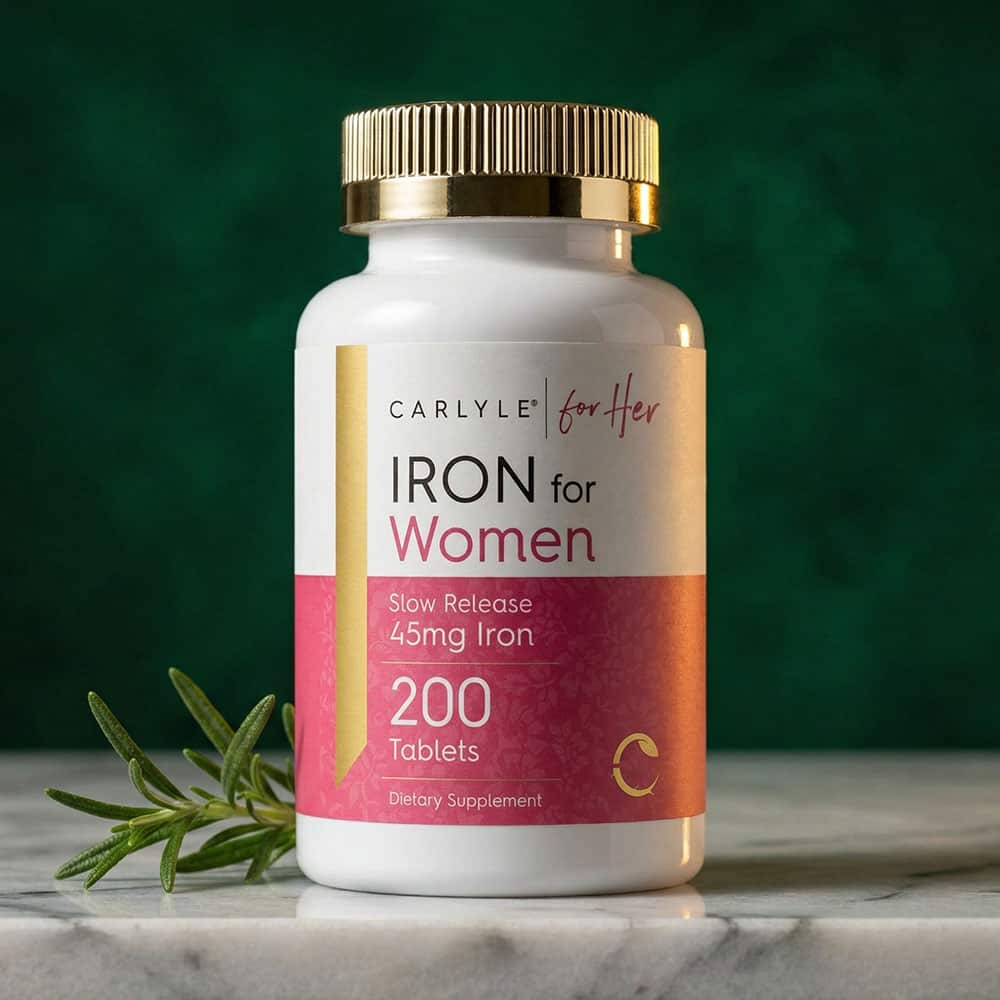 Iron for Women 45mg - 200 Slow Release Tablets