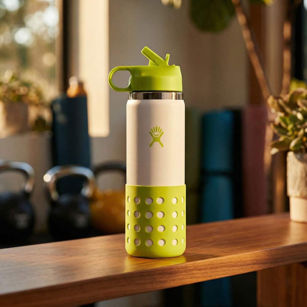 Hydro Flask Kids 20oz Wide Mouth Bottle with Straw Lid