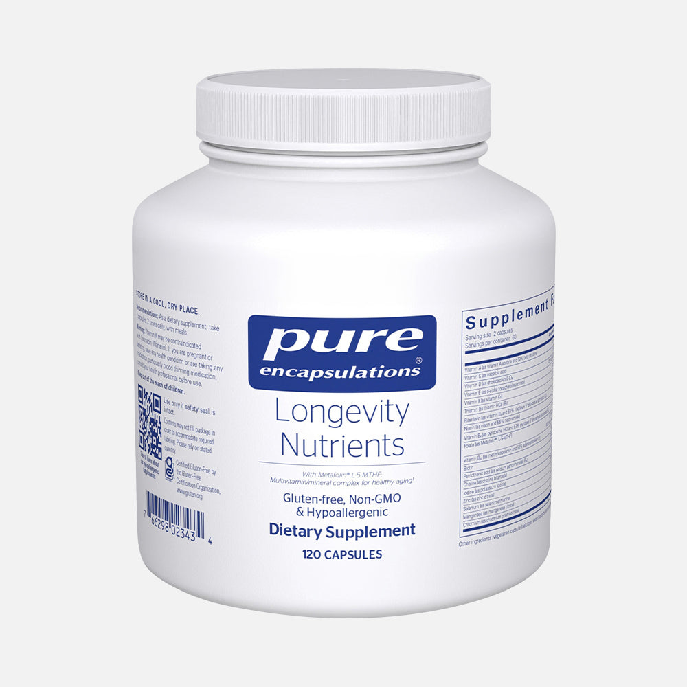 Longevity Nutrients Multivitamin - 120 Capsules