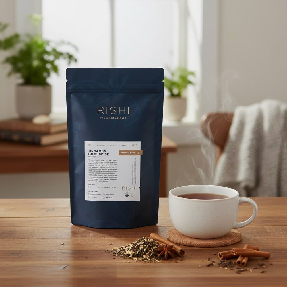 Cinnamon Tulsi Spice Herbal Tea - 16oz Loose Leaf