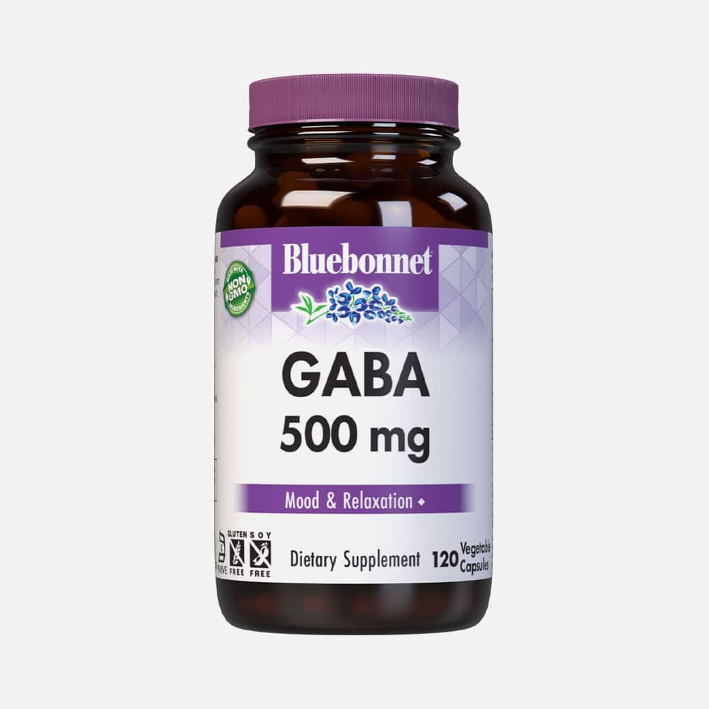 GABA 500mg with Vitamin B6 (P5P) - 120 Veg Capsules