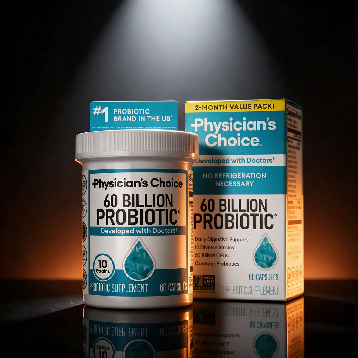 Physician's Choice - Probiotics 60 Billion CFU - 60 Capsules