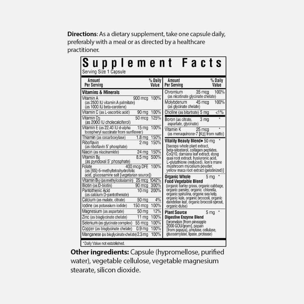 Ladies ONE 40+ Multivitamin - 30 Vegetable Capsules