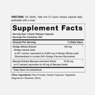 Ginkgo Biloba 6000mg with Bacopa - 200 Capsules