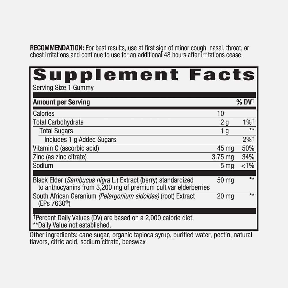 Nature's Way Sambucus Relief Immune Support - 36 Tablets