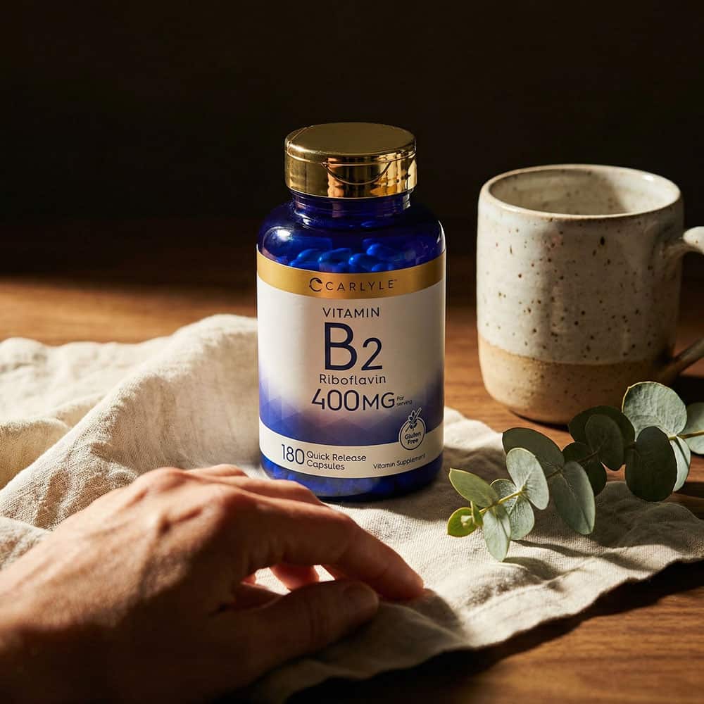 Vitamin B2 (Riboflavin) 400mg - 180 Capsules