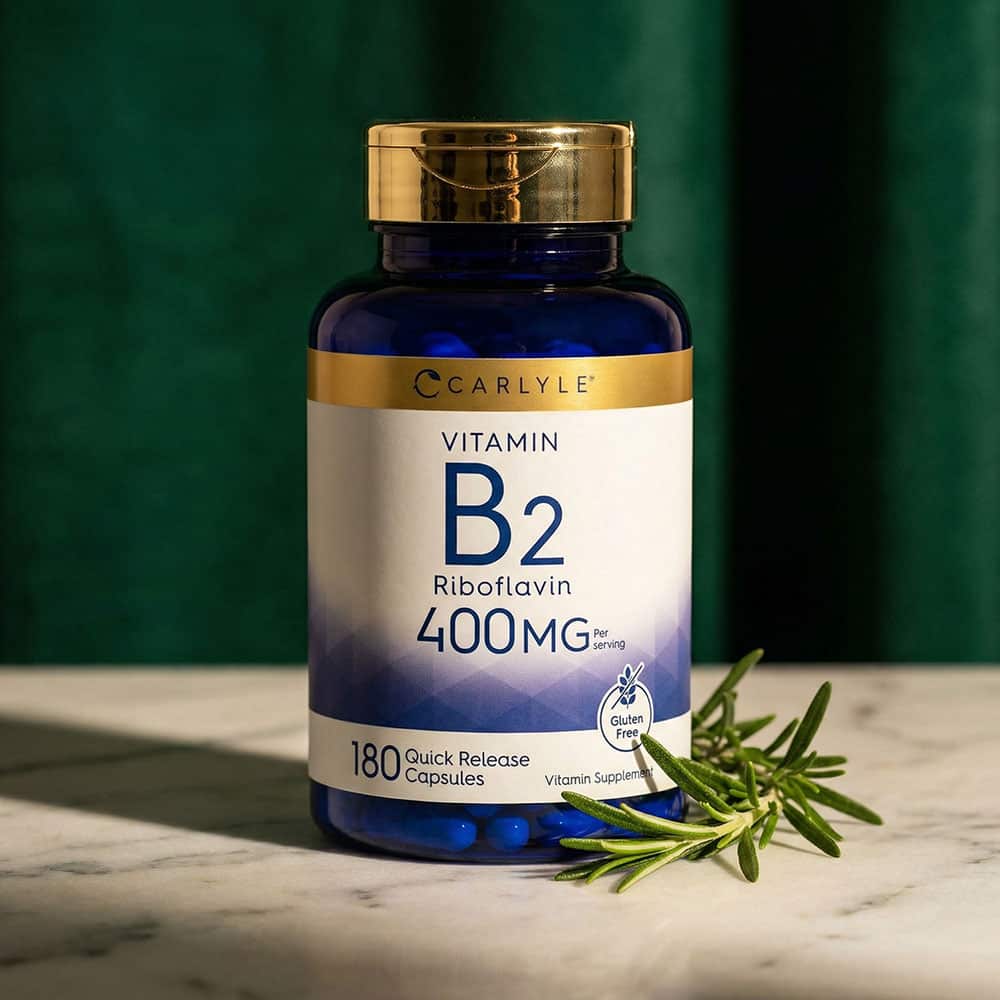 Vitamin B2 (Riboflavin) 400mg - 180 Capsules