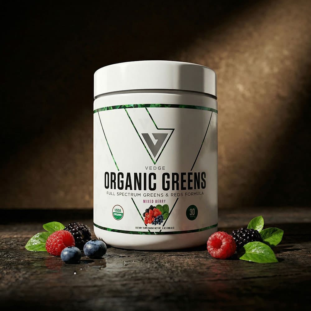 Organic Greens Superfood Powder - 30 Servings (Berry)