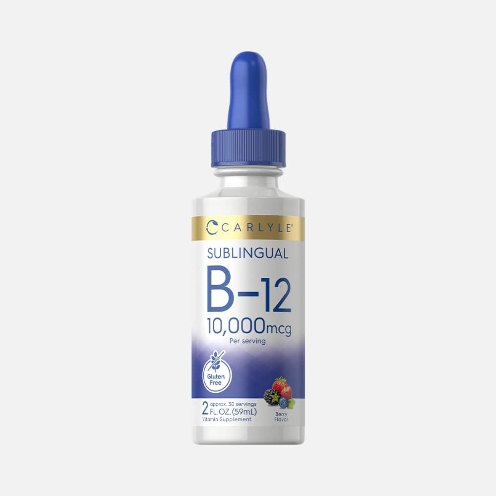 Vitamin B12 Liquid Drops 10,000mcg - 2 fl oz