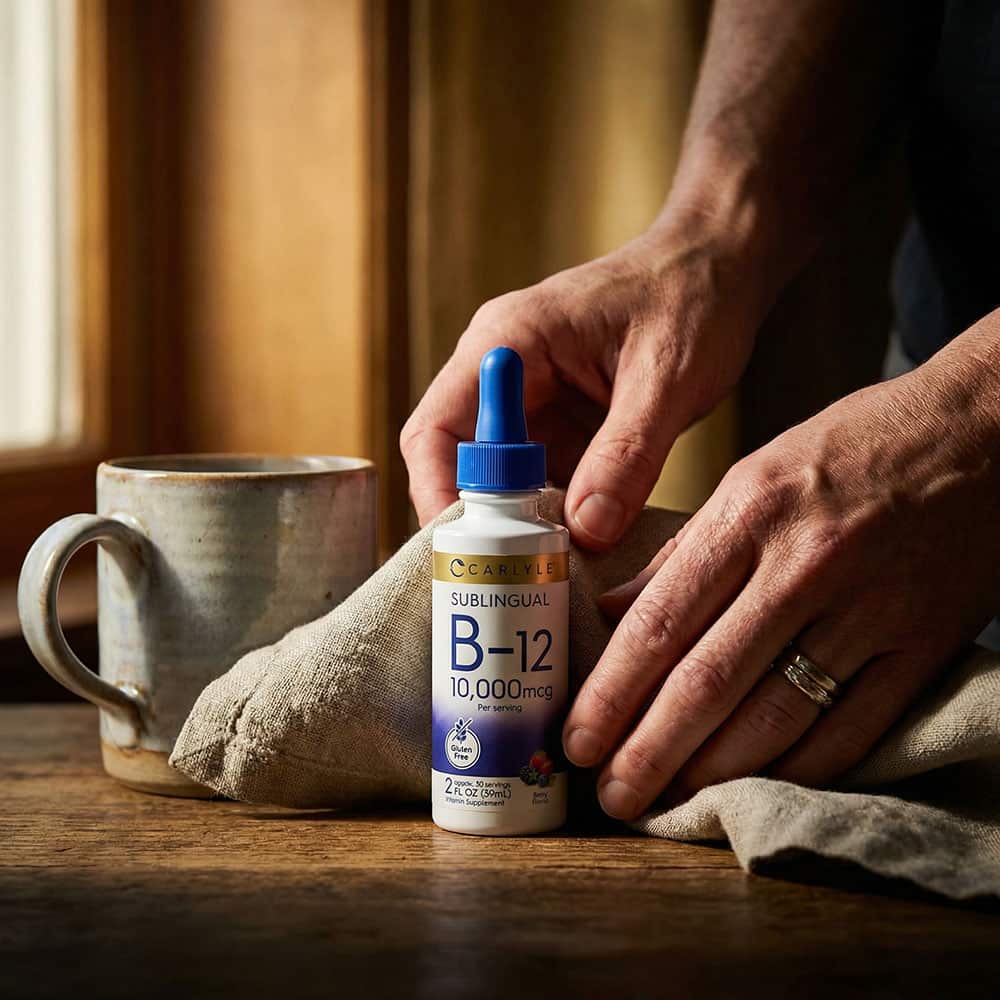 Vitamin B12 Liquid Drops 10,000mcg - 2 fl oz