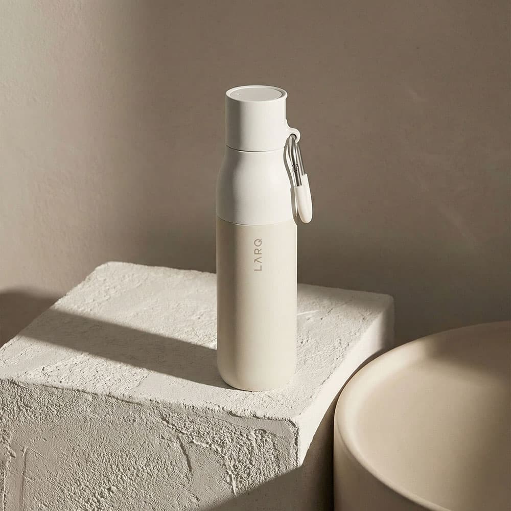 LARQ Filtered Insulated Water Bottle 25oz - Granite White