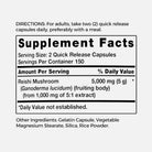 Reishi Mushroom Extract 5000mg - 300 Capsules
