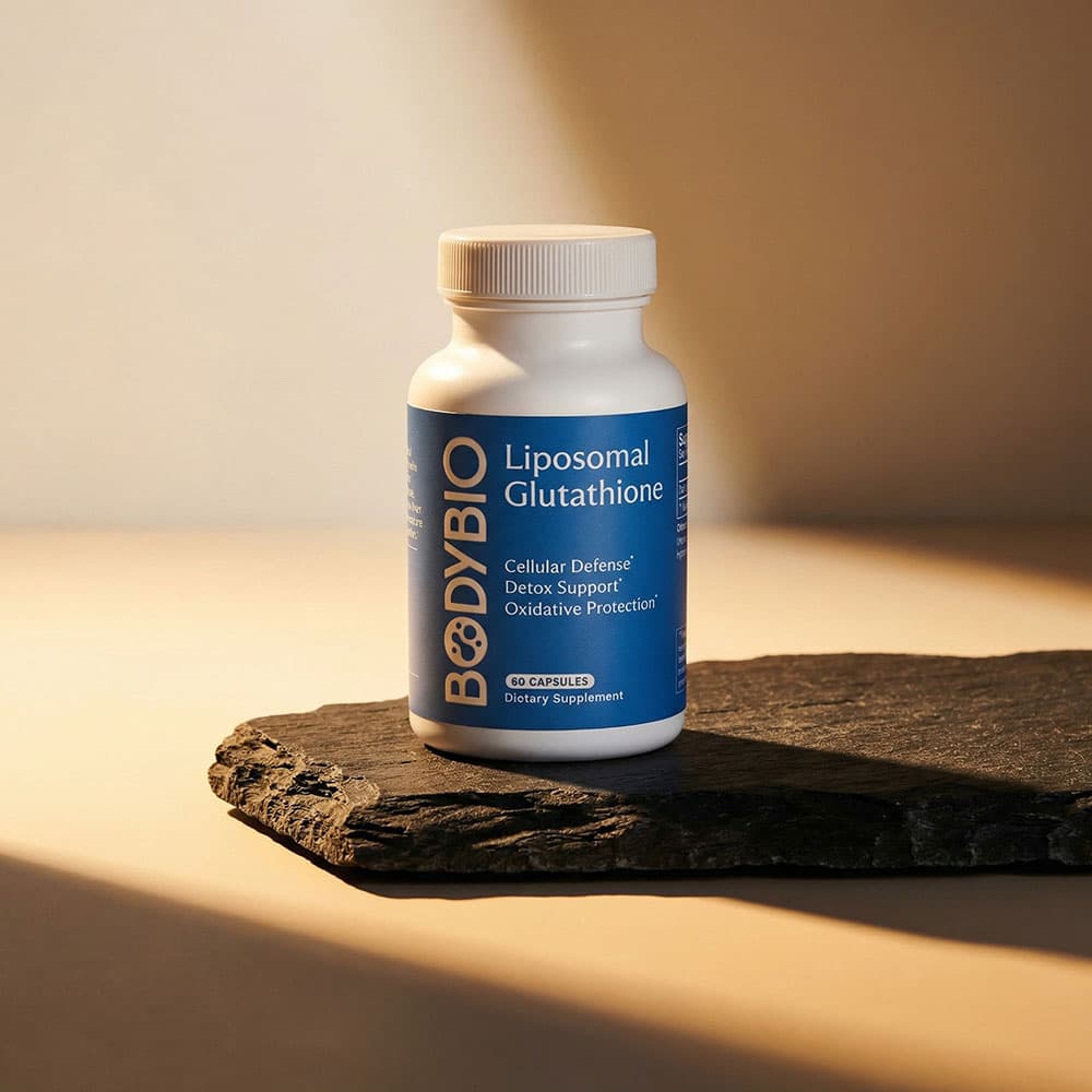 BodyBio Liposomal Glutathione 60mg - 60 Capsules