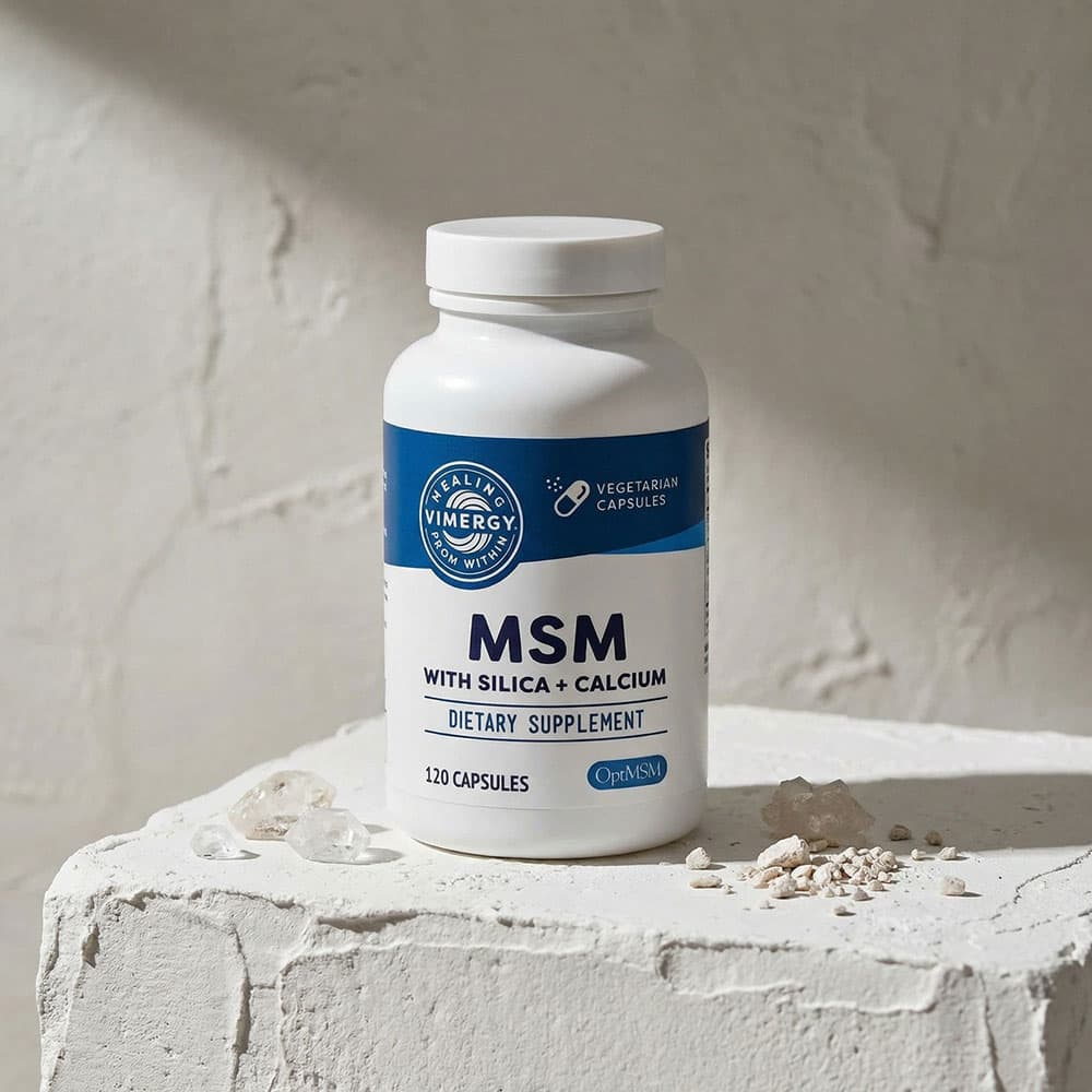 MSM (OptiMSM) 780mg - 120 Vegan Capsules