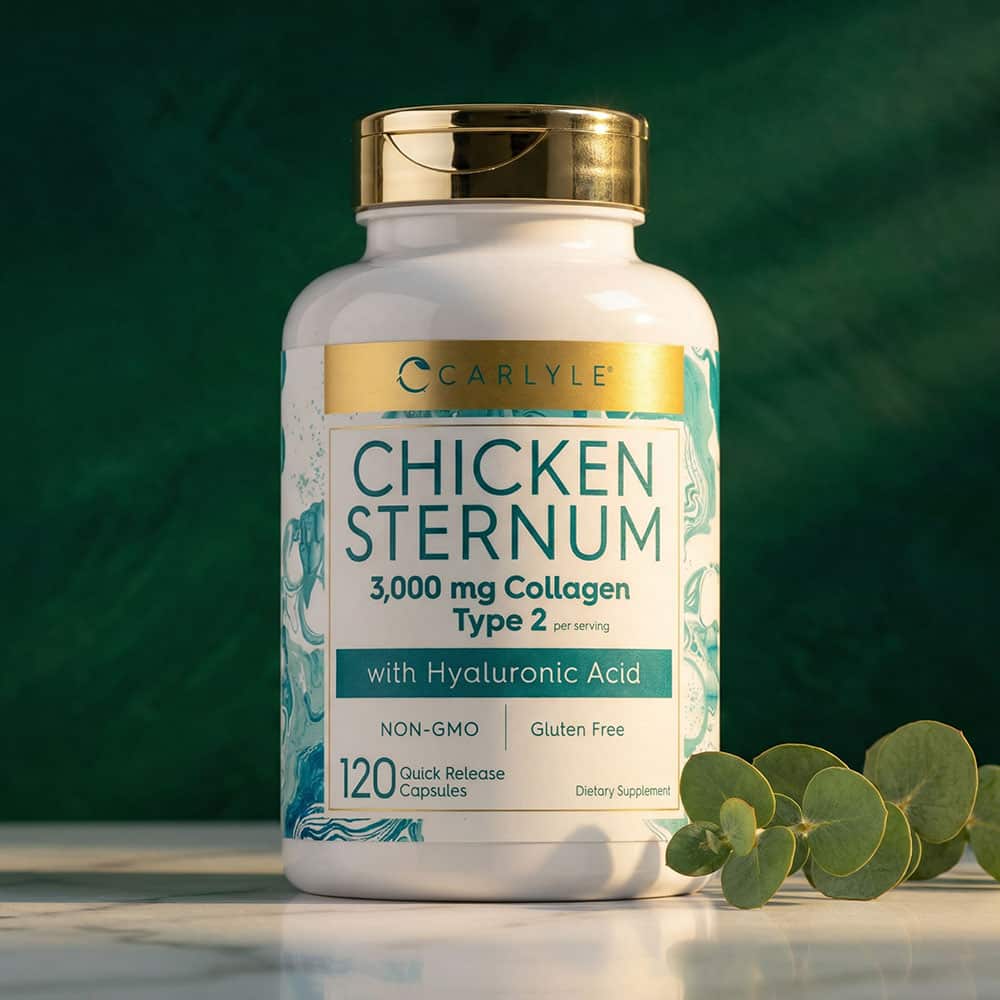 Type II Collagen 3000mg with Hyaluronic Acid - 120 Capsules