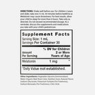 Kids Melatonin Liquid 1mg - 2 x 1 fl oz (Berry Flavor)