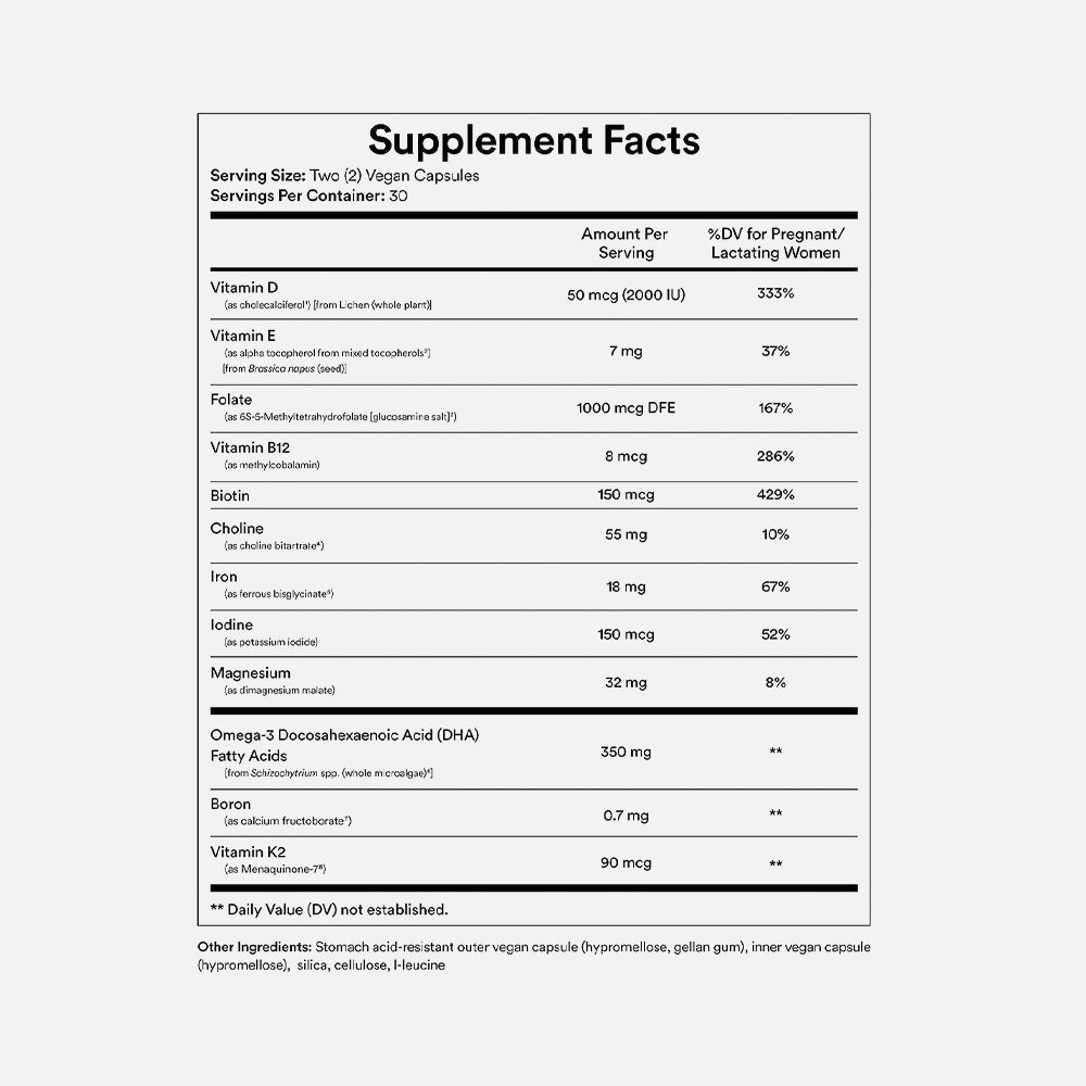 Prenatal Multivitamin with DHA & Choline - Citrus