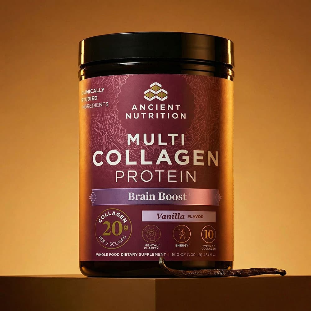 Multi Collagen Protein Brain Boost 45 Servings - Powder