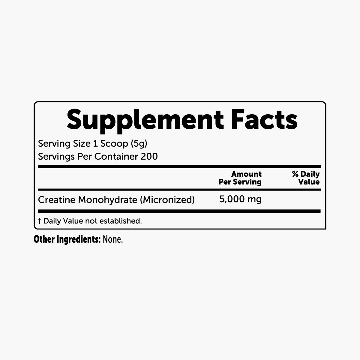 Creatine Monohydrate