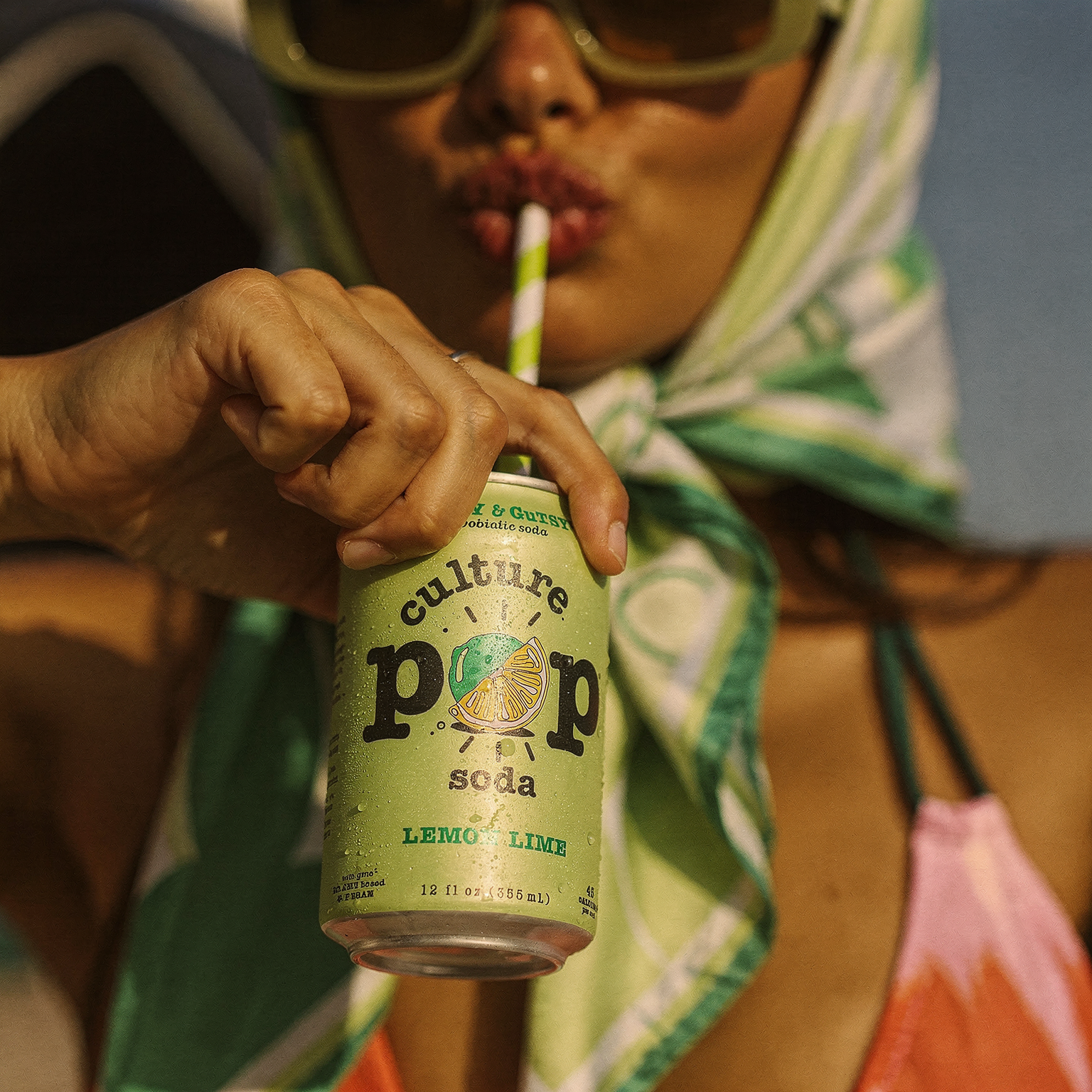 Culture Pop Lemon Lime Soda - 12 Cans (12oz)