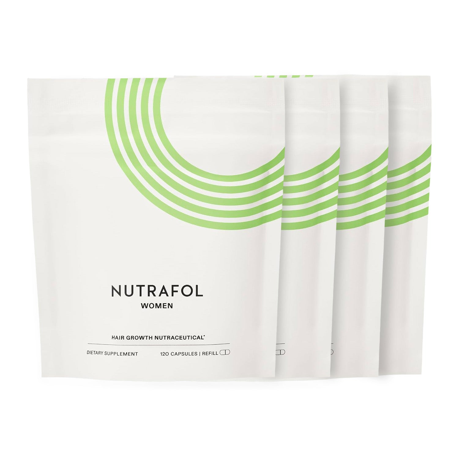 Women Hair Growth 18-44 2 Month Supply, 2 Refill Pouches