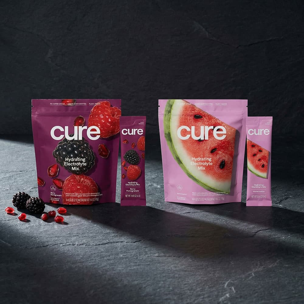 Electrolyte Drink Mix - Berry Pomegranate + Watermelon Bundle - 28 Powder Packets