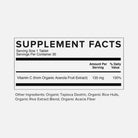 Vitamin C from Organic Acerola 135mg - 30 tablets