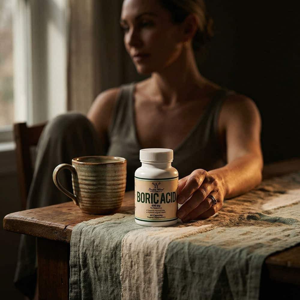 Boric Acid 600mg - 60 Vaginal Suppositories