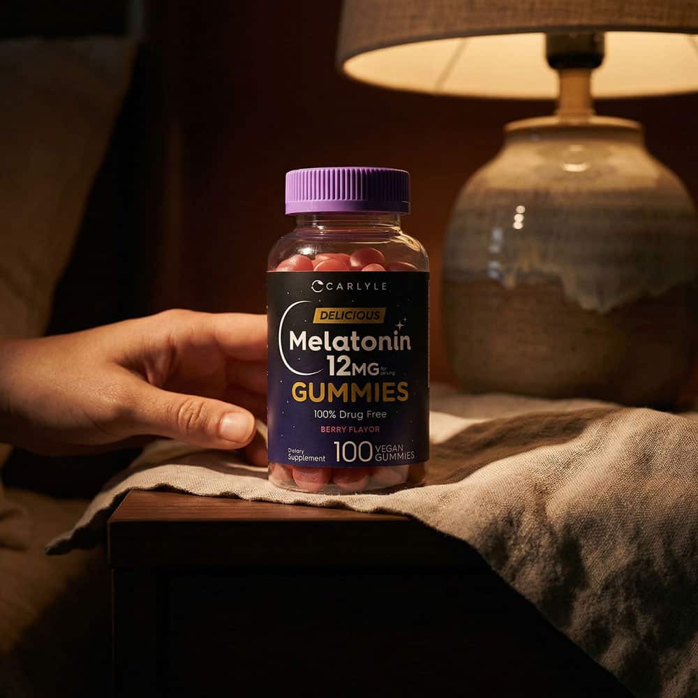 Melatonin 12mg - 100 Berry Flavor Vegan Gummies