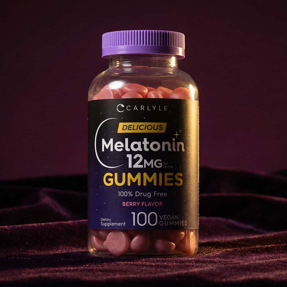 Melatonin 12mg - 100 Berry Flavor Vegan Gummies